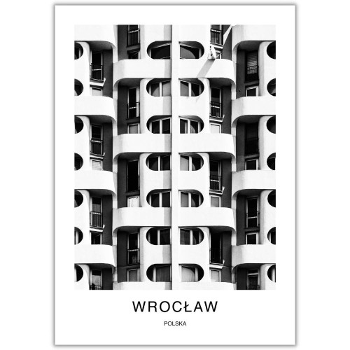 plakat wrocław polska balkony