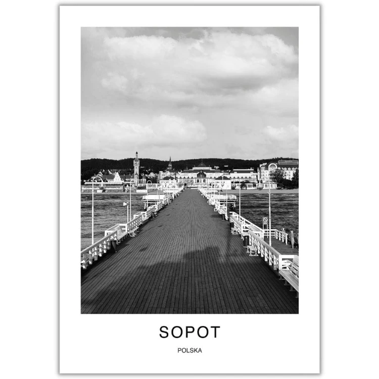 plakat sopot polska molo