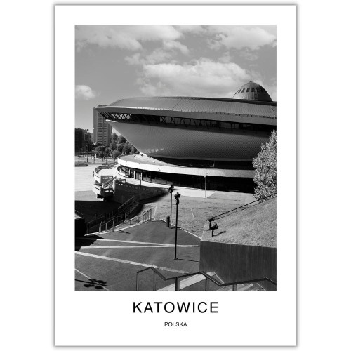 plakat katowice polska spodek