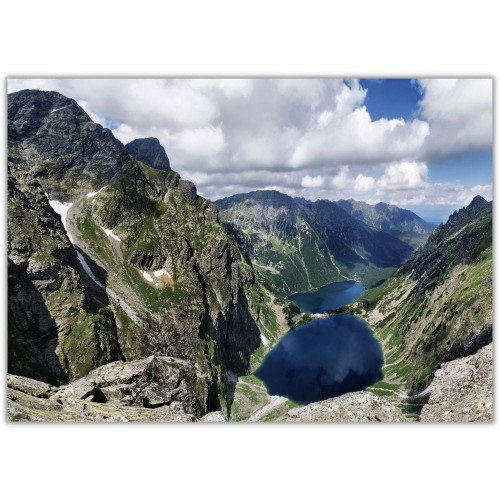 plakat tatry czarny staw