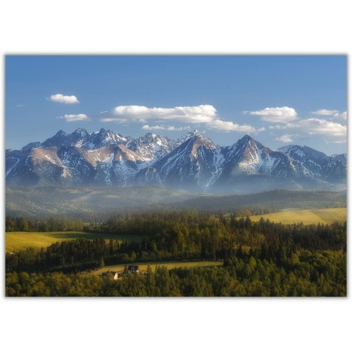plakat tatry widok na tatry