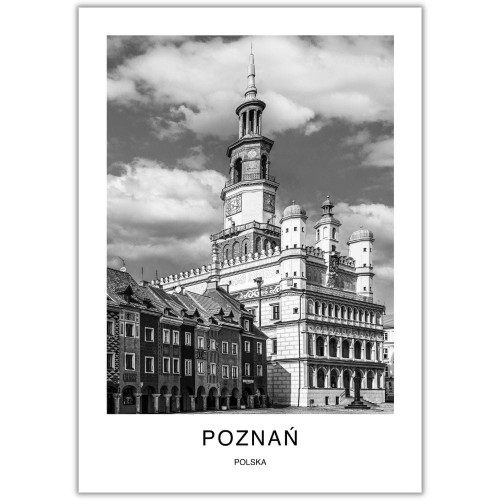 plakat poznań polska stary rynek