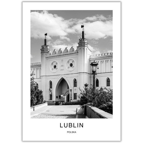 plakat lublin polska zamek