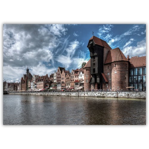 plakat gdańsk długie pobrzeże