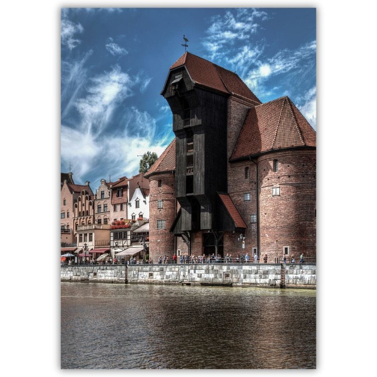 plakat gdańsk żuraw