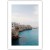 plakat polignano a mare mglisty poranek z białym obramowaniem