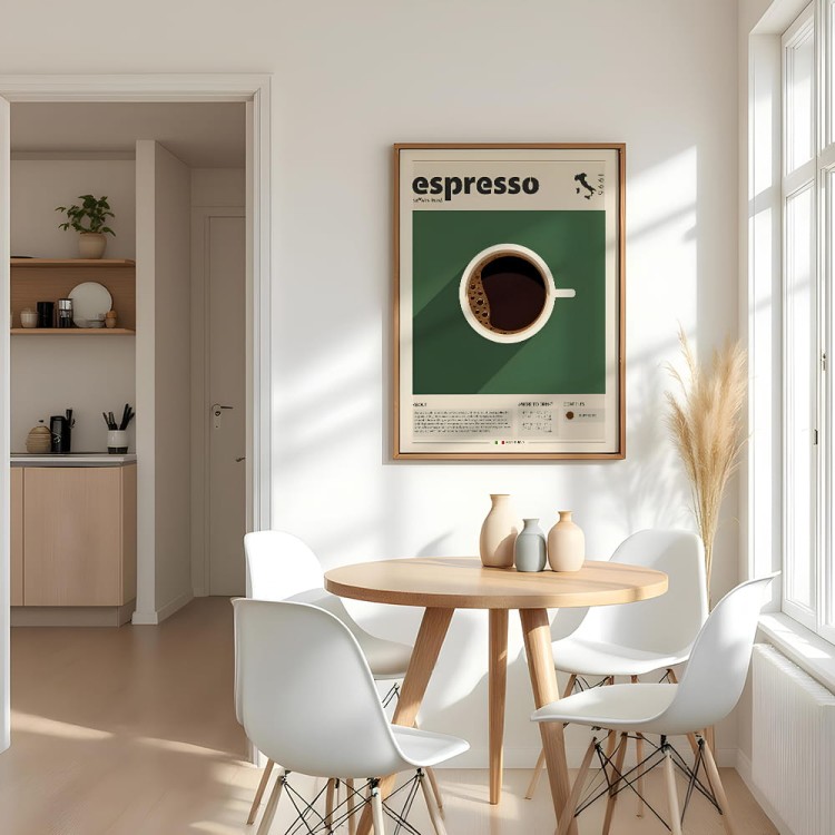 plakat espresso 1995 w jadalni