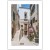 plakat polignano a mare uliczka starego miasta z białym obramowaniem