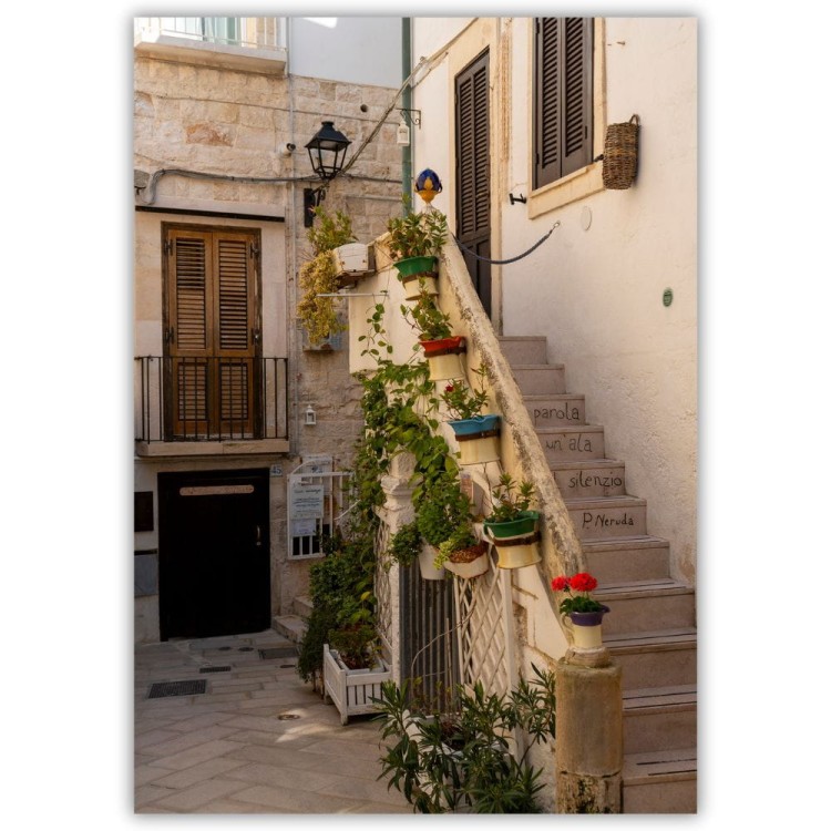 plakat polignano a mare zakątek w apulii