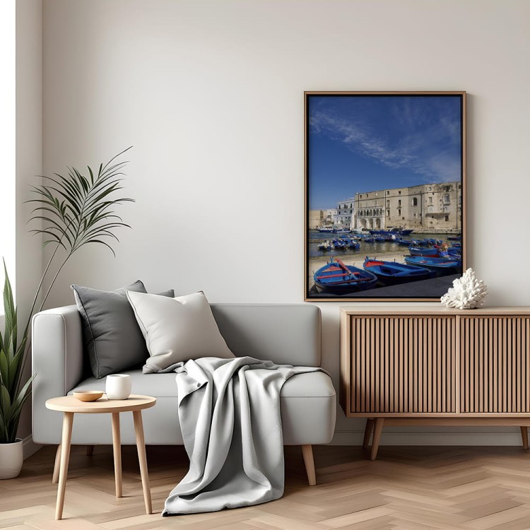 plakat monopoli porto antico w salonie