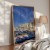 plakat monopoli porto antico w drewnianej ramie