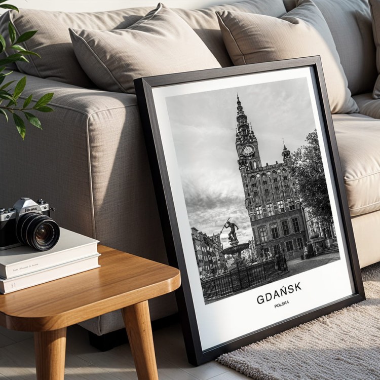 plakat gdańsk polska neptun w salonie