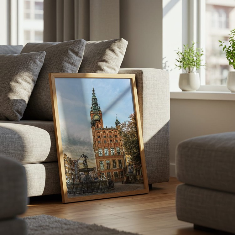 plakat gdańsk neptun w salonie