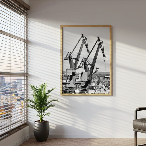 plakat gdańsk stocznia w salonie
