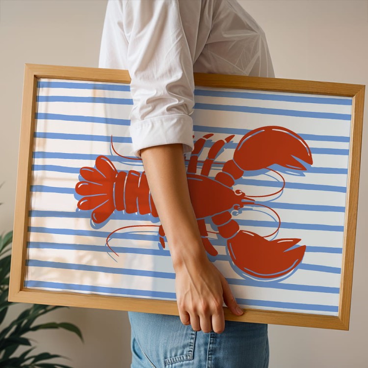 plakat cucina italiana aragosta dekoracja