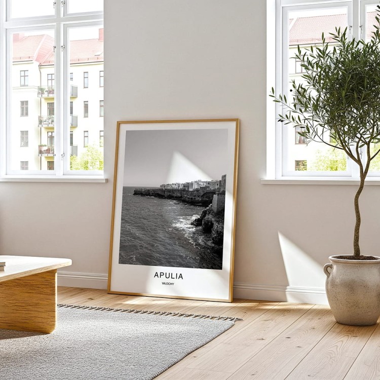 plakat apulia w salonie