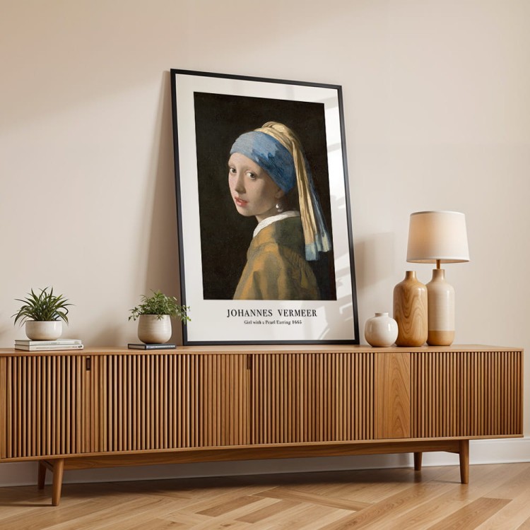 plakat johannes vermeer girl with a pearl earring w salonie