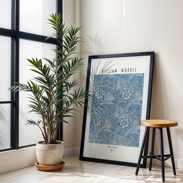 plakat william morris marigold w czarnej ramie