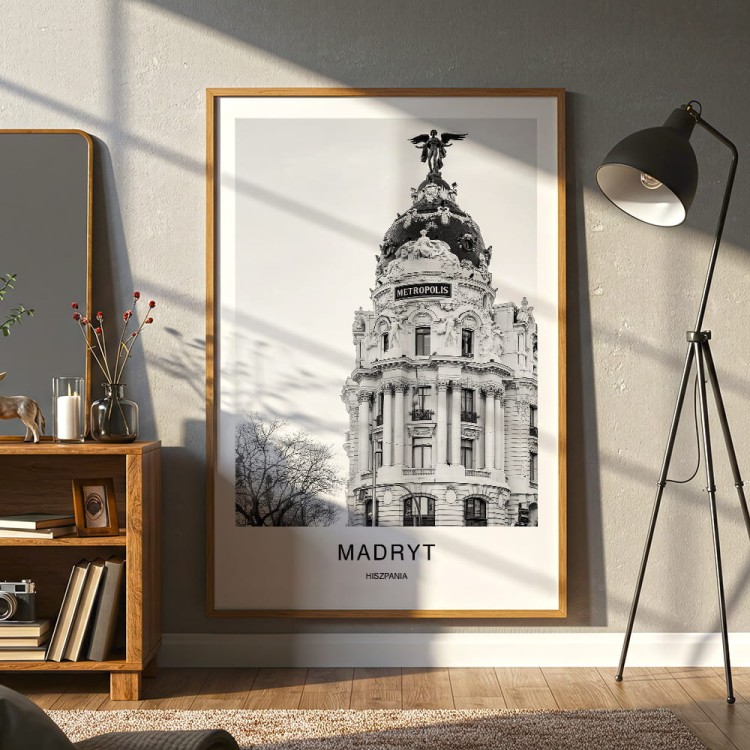 plakat madryt hiszpania metropolis duży format