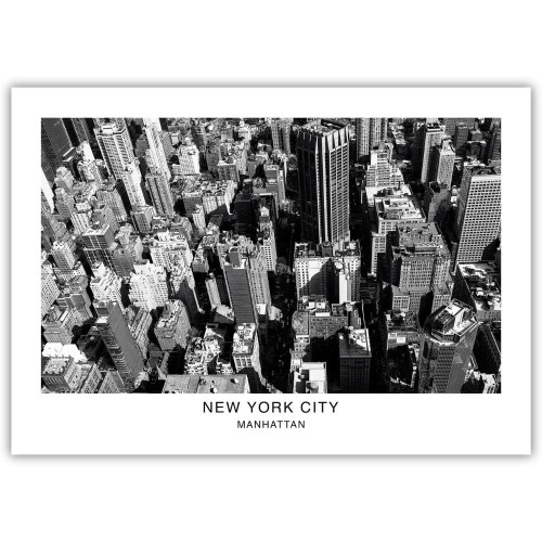 plakat nowy jork usa manhattan