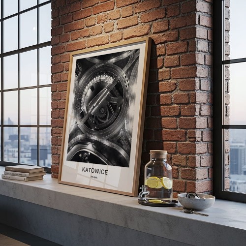 plakat katowice polska rondo loft