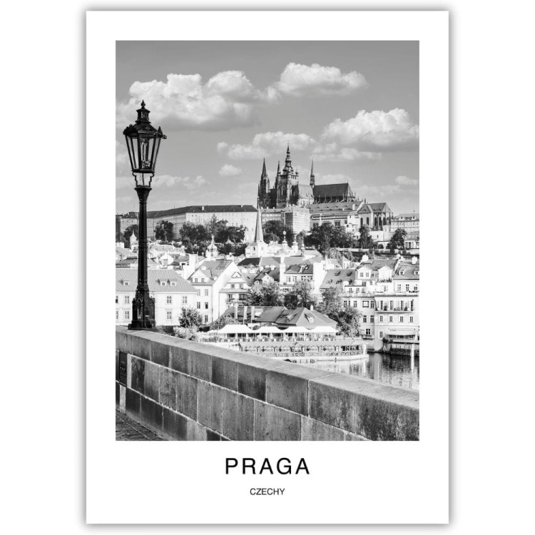 plakat praga czechy hradczany