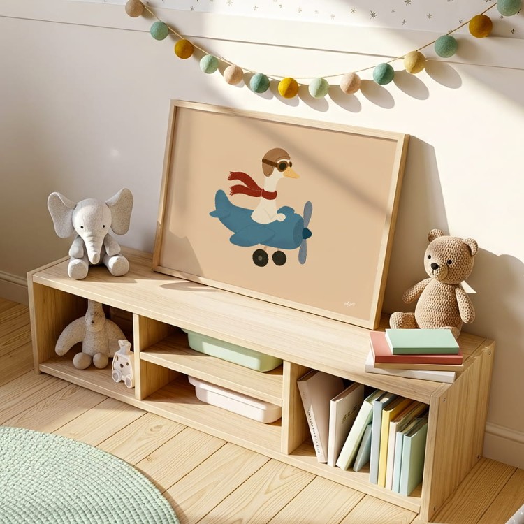 plakat kapitan gęś w pokoju dziecięcym