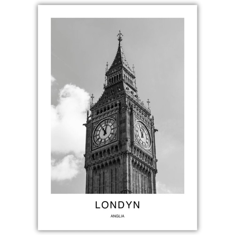 plakat londyn wielka brytania big ben