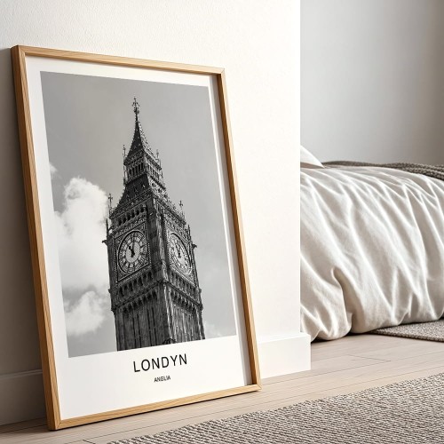 plakat londyn wielka brytania big ben duży format