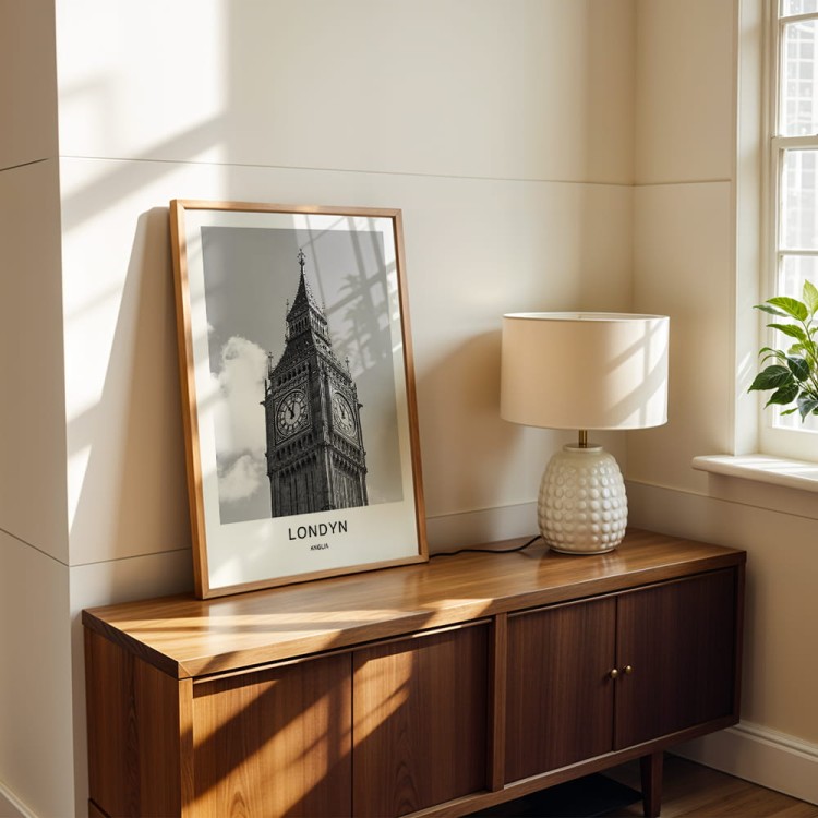 plakat londynplakat londyn wielka brytania big ben w salonie