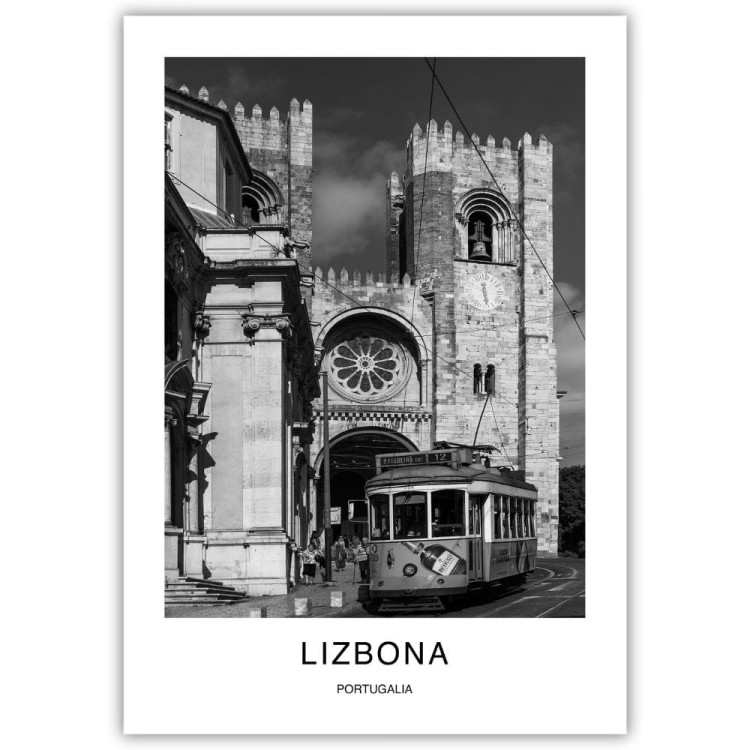 plakat lizbona portugalia katedra se