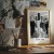 plakat nowy jork usa panorama manhattanu w drewnianej ramie