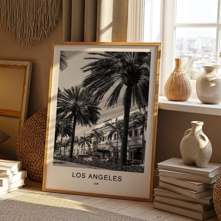 plakat los angeles usa beverly hills w salonie