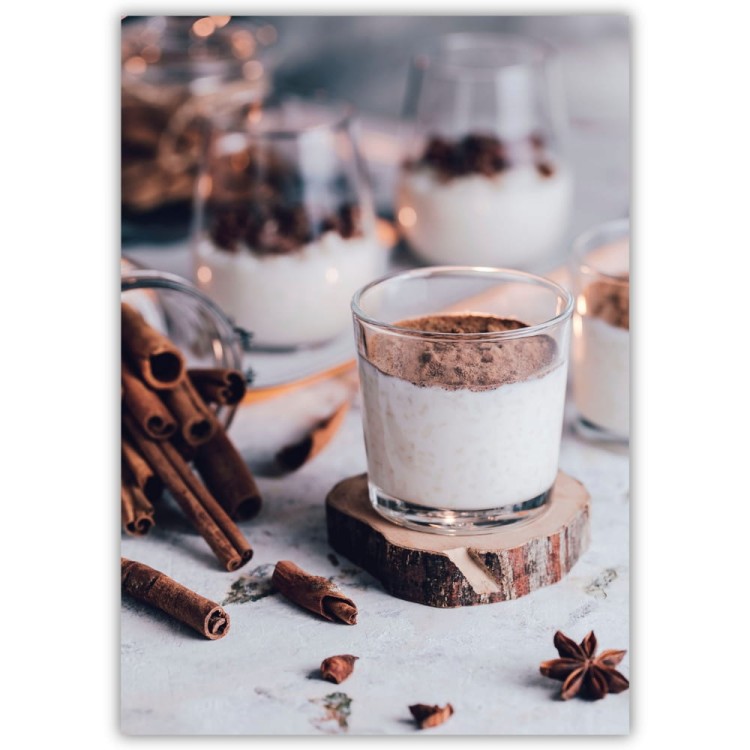 plakat świąteczny budyń