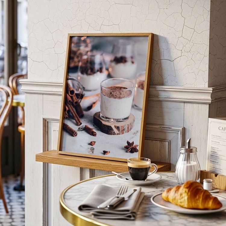 plakat świąteczny budyń