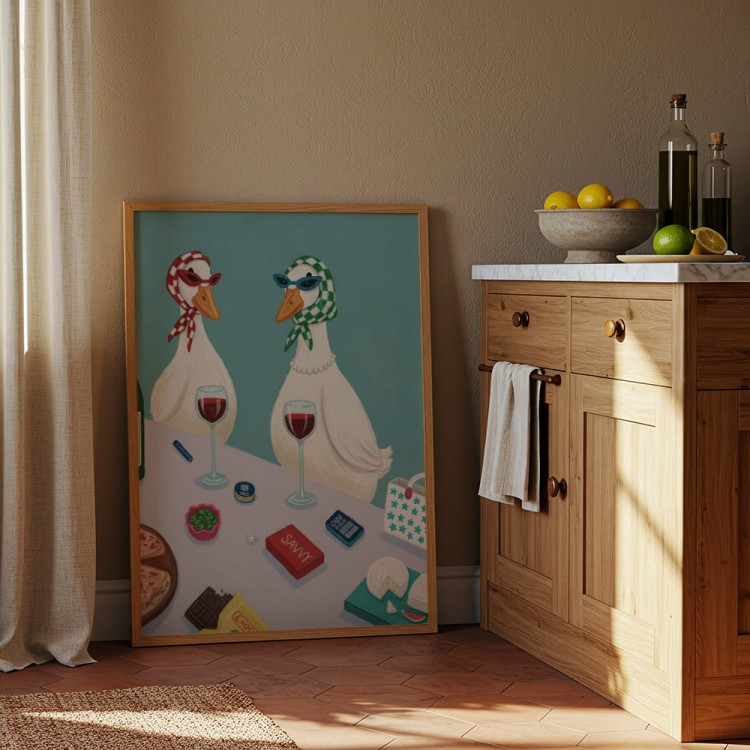 plakat gęsie pogaduszki duży format