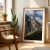 plakat tatry mnich z białym obramowaniem w drewnianej ramie