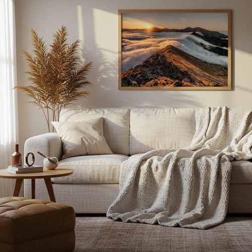 plakat tatry czerwone wierchy w salonie