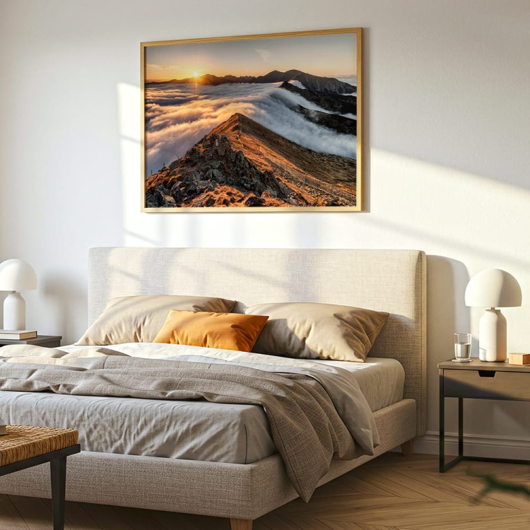 plakat tatry czerwone wierchy w sypialni