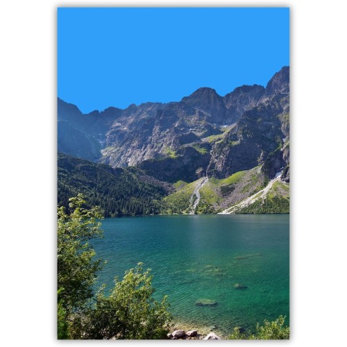 plakat tatry morskie oko