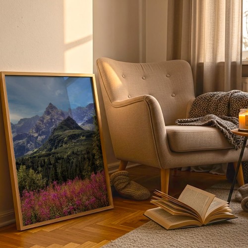 plakat tatry kościelec w salonie