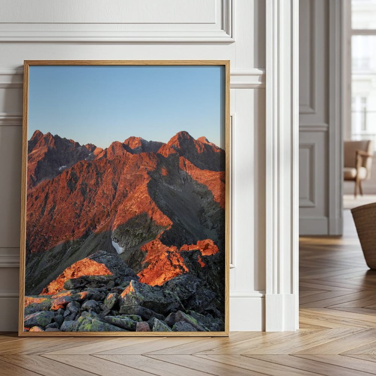 plakat tatry słowackie w przedpokoju