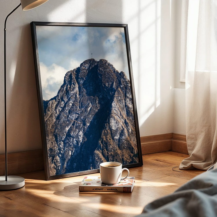 plakat tatry giewont w czarnej ramie