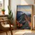 plakat tatry widok z rysów w salonie