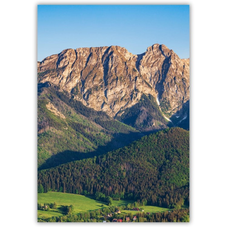 plakat tatry giewont śpiący rycerz