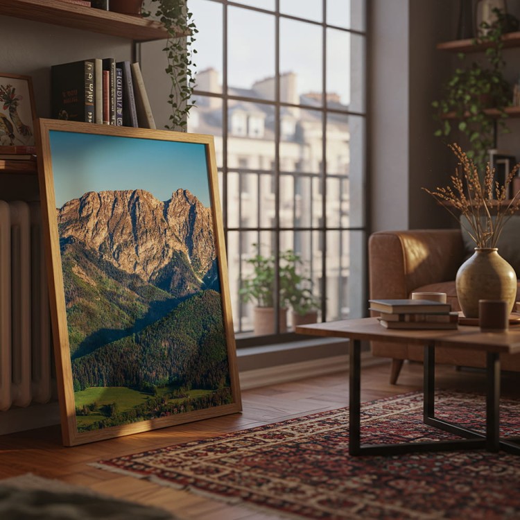 plakat tatry giewont śpiący rycerz w salonie