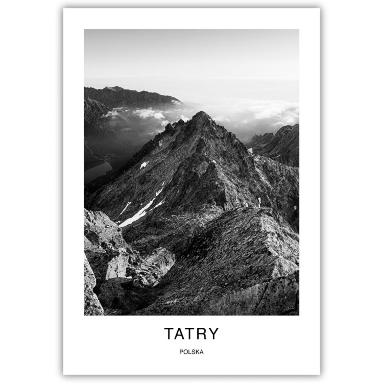 plakat tatry polska panorama tatr z rysów