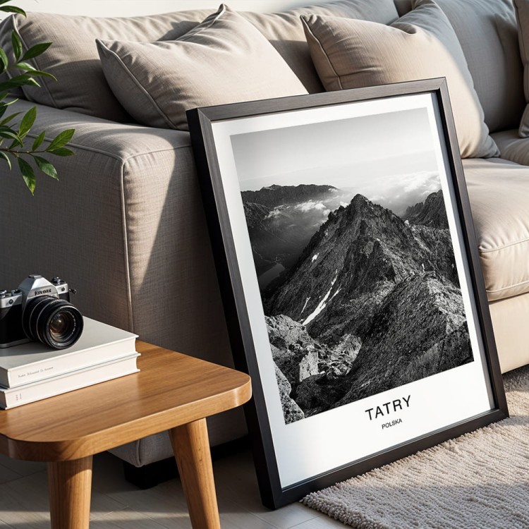 plakat tatry polska panorama tatr z rysów w salonie