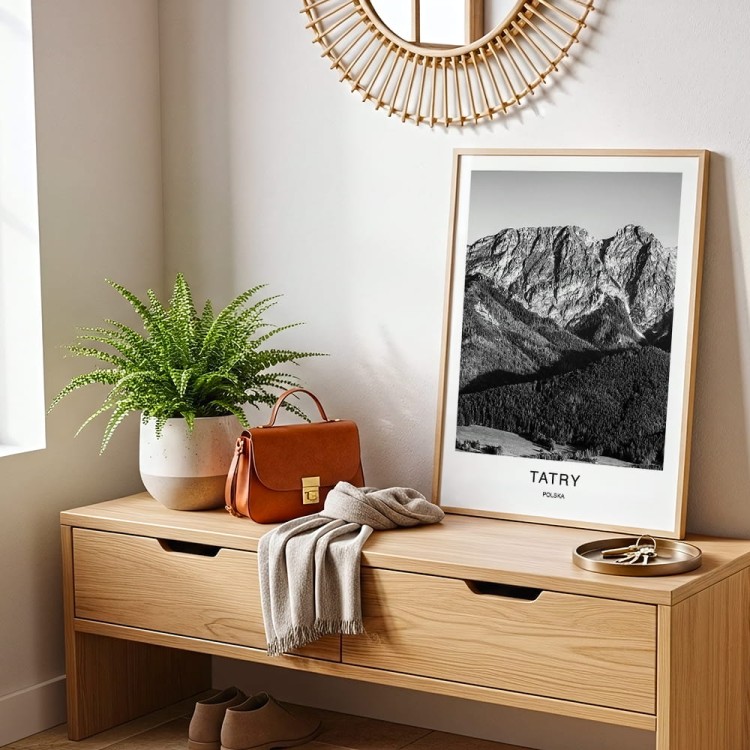 plakat tatry polska giewont od strony zakopanego w przedpokoju