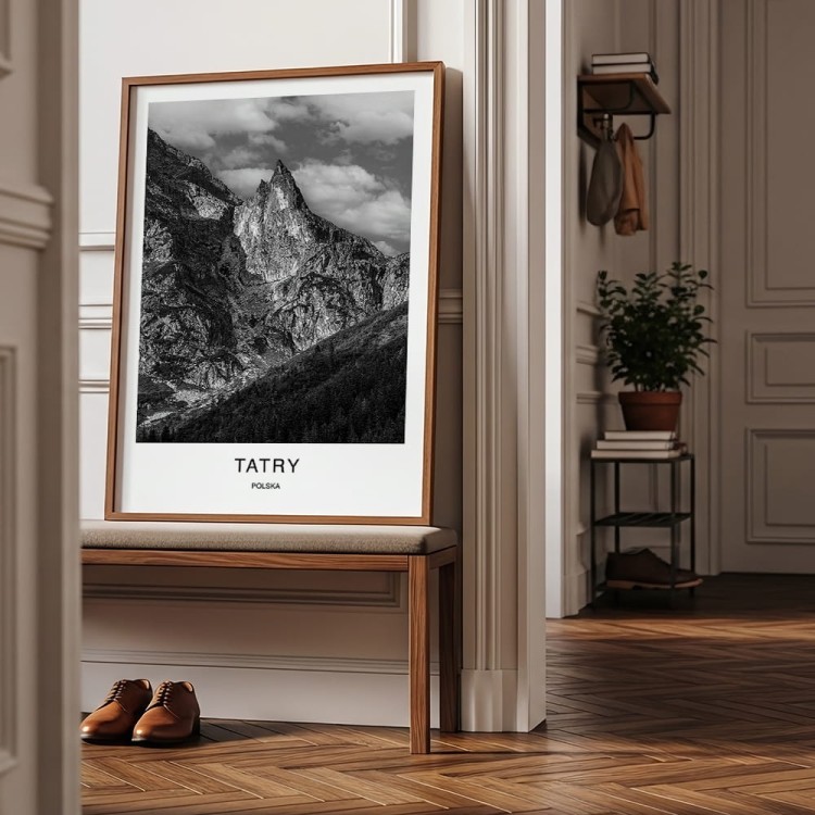 plakat tatry polska mnich nad morskim okiem w przedpokoju